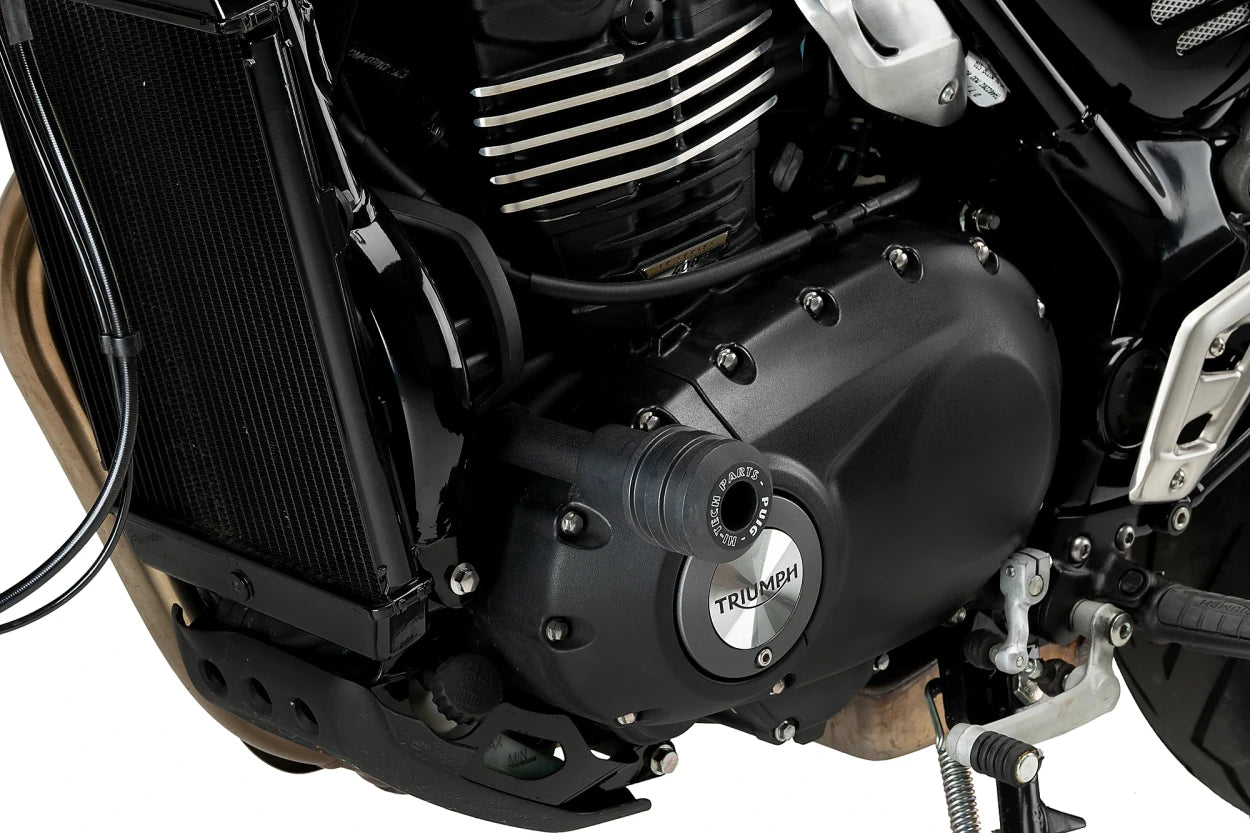 Puig Vintage 2.0 Frame Sliders - Triumph Speed / Scrambler / Tracker / Thruxton 400