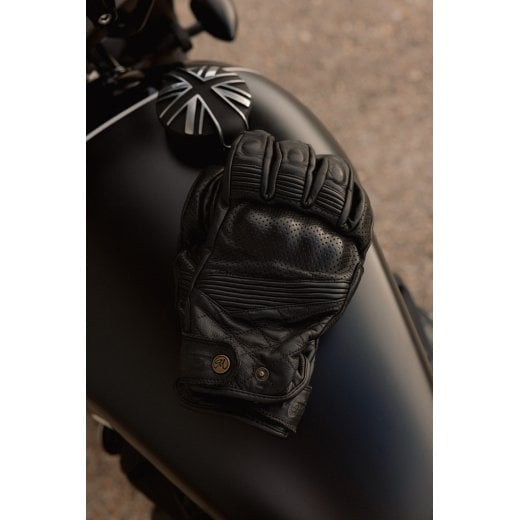 Motone SPECTRE - Motorcycle Riding Gloves - Analine Leather - Black