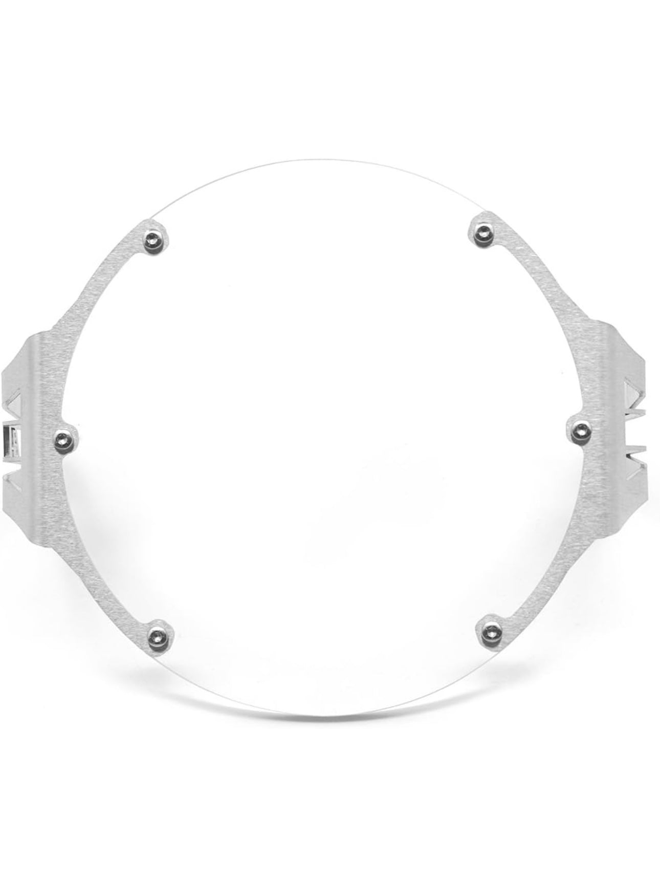 AltRider Clear Headlight Guard - Silver - 2006-2016 Triumph Scrambler