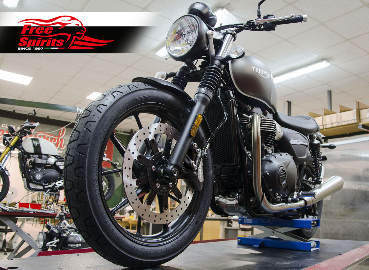 Free Spirits 340MM Floating Front Brake Rotor Upgrade - Triumph Street Twin, Street Scrambler 2019+