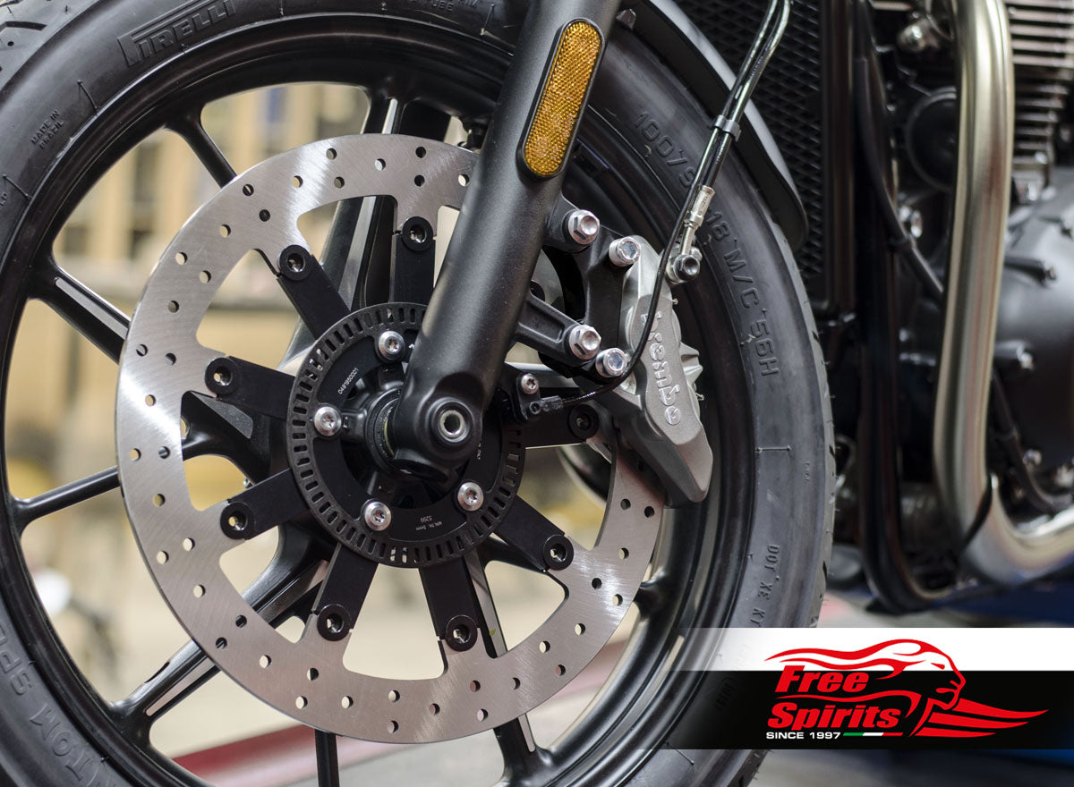 Free Spirits 340MM Floating Front Brake Rotor Upgrade - Triumph Street Twin, Street Scrambler 2019+