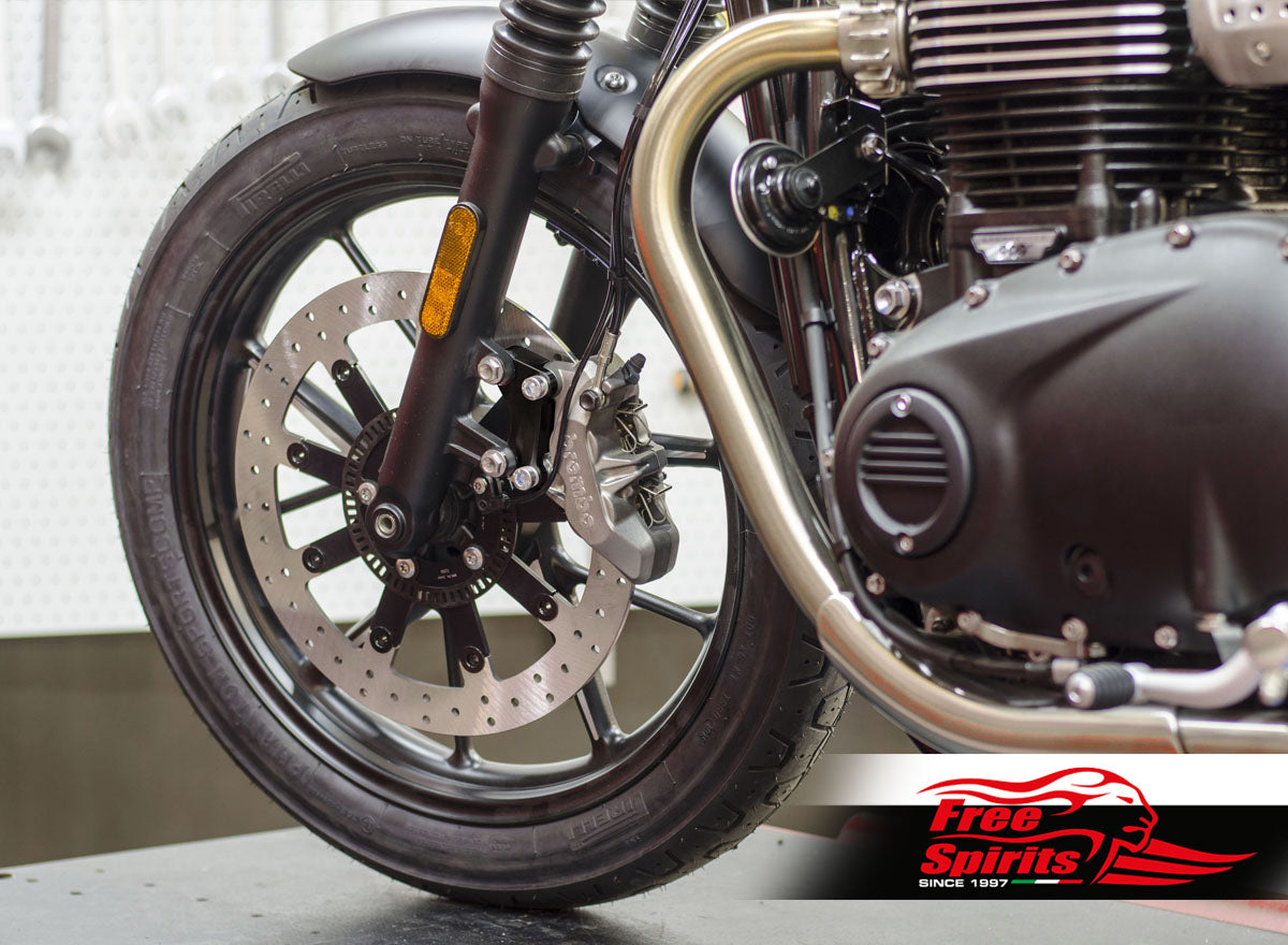 Free Spirits 340MM Floating Front Brake Rotor Upgrade - Triumph Street Twin, Street Scrambler 2019+