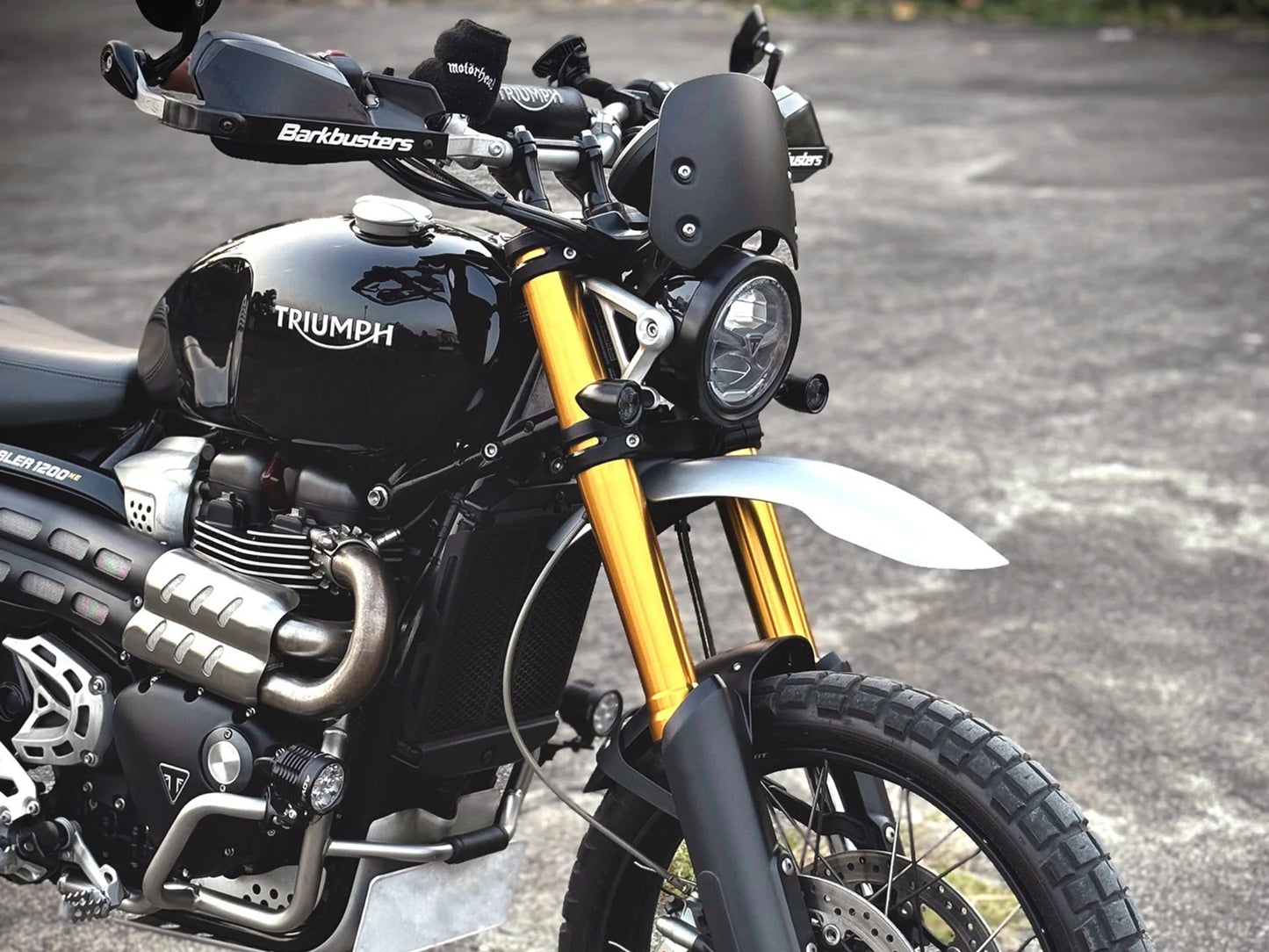 Bunker Customs High Front Fender - Triumph Scrambler 1200 X / XE / XC