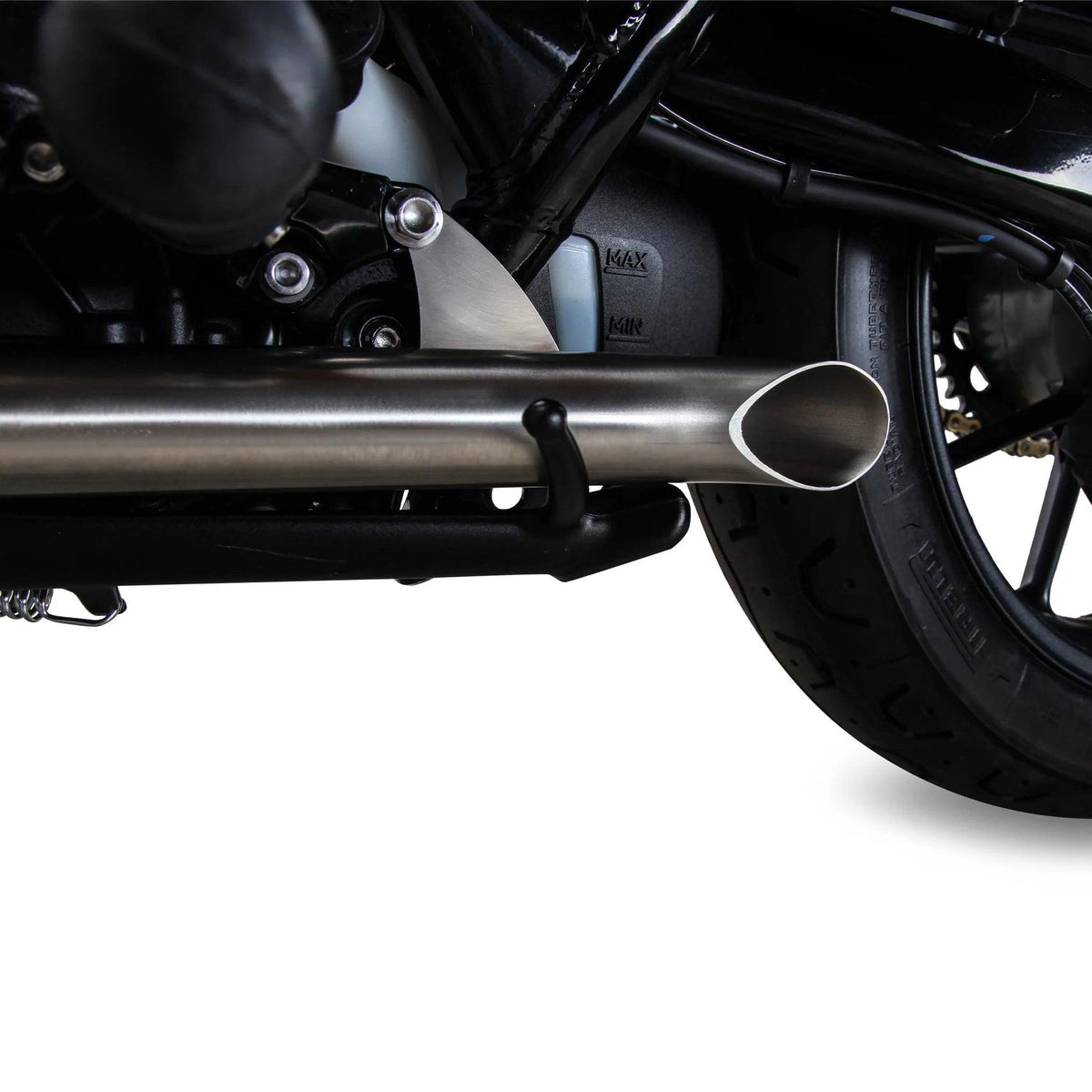 British Customs Turnout / Slash Cut Performance Tips - 2016-2020 Triumph Thruxton R, 2019-2020 Speed Twin 1200