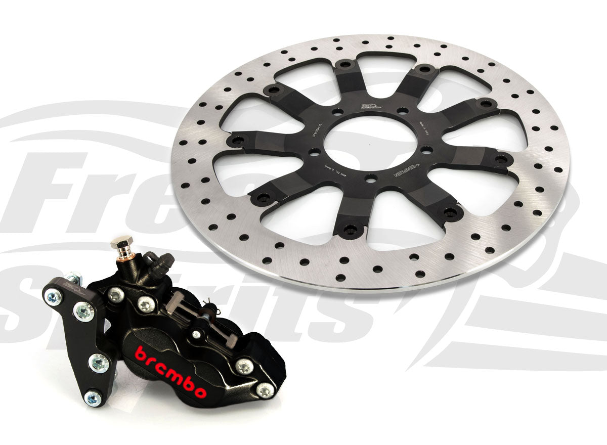 Free Spirts Brembo Front Brake Upgrade with 340MM Floating Rotor - Triumph Bobber, T100 and Street Scrambler