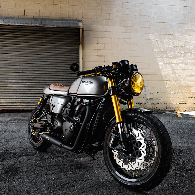 Galfer Wave Rotor - Front - 2016+ Thruxton R, Bonneville T120, Bobber, Bobber Black