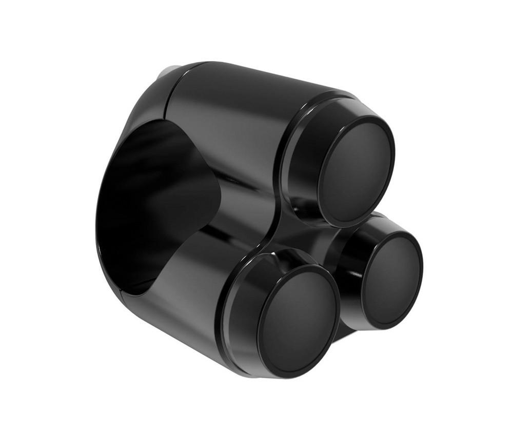 Motone 3 Button Hand Control Switch 7/8" or 1" Bars - Black or Chrome