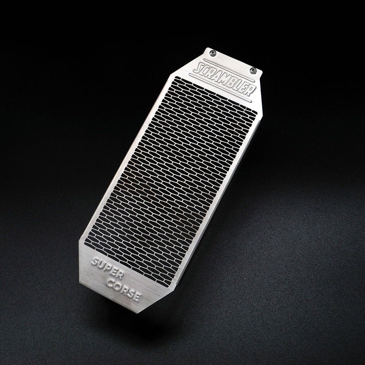 Super Corse Oil Cooler Cover - Ducati Scrambler - Silver or Black