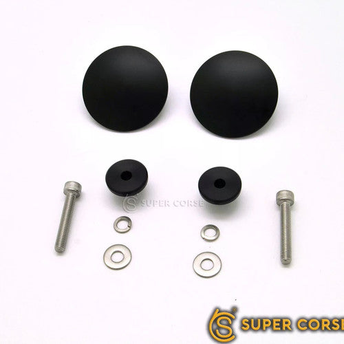 Black Passenger Peg Block Off for Triumph Motorcycles