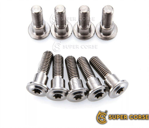 Super Corse Titanium Front and Rear Rotor Bolt Kits - Bonneville, Scrambler, Thruxton, Street Twin, Thruxton R, T100, T120