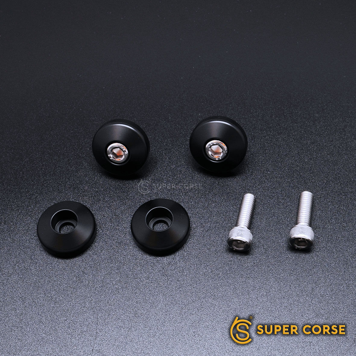 Super Corse Shock Dress Up Bolt Kit - 2016+ Triumph Classics - Black or Silver