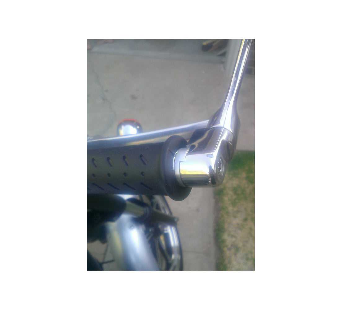 Halcyon 820 Rectangular Bar End Mirror - Stainless