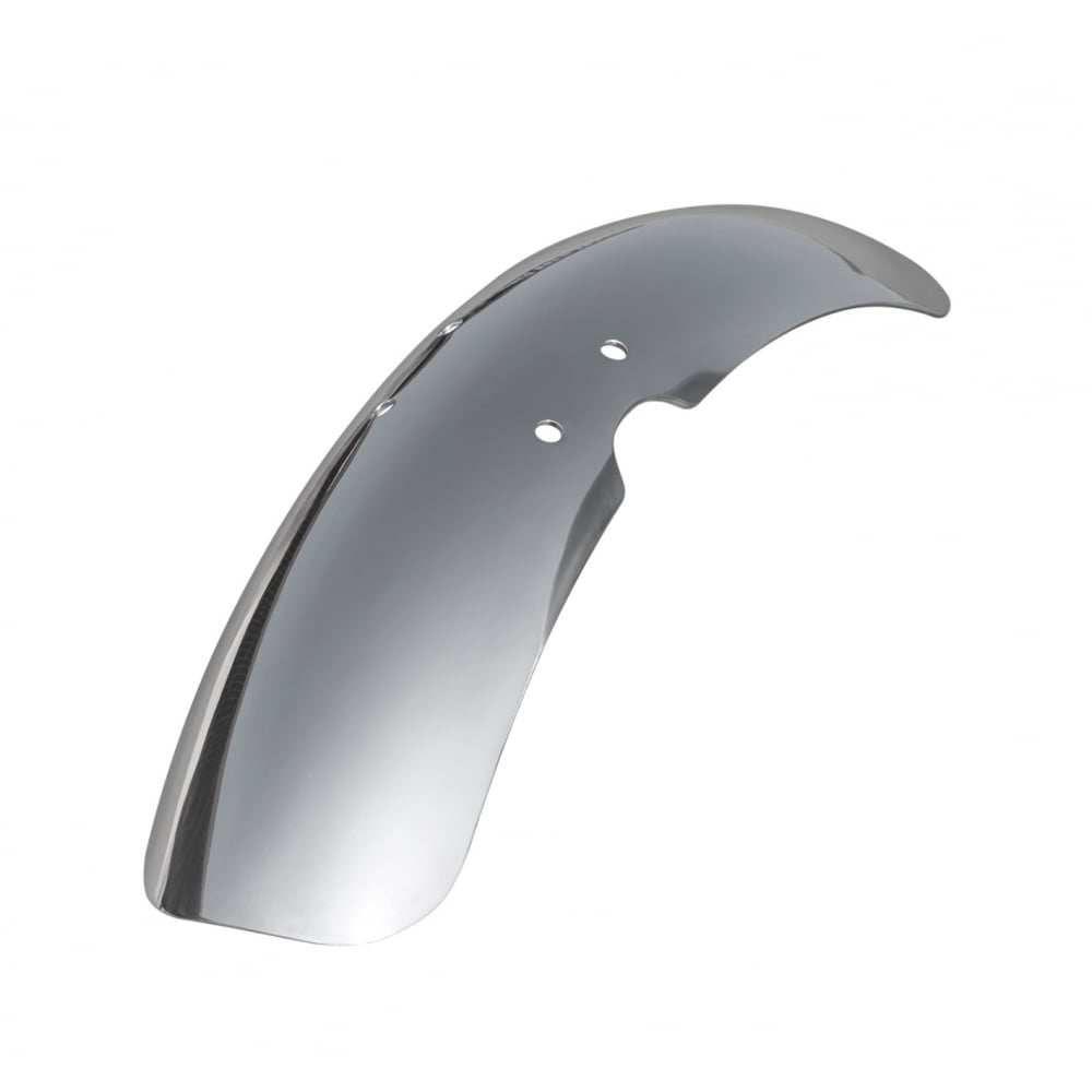 Motone Medium Length Front Fender - Polished or Brushed Aluminum - 2001 - 2015 Bonneville, Thruxton, Scrambler