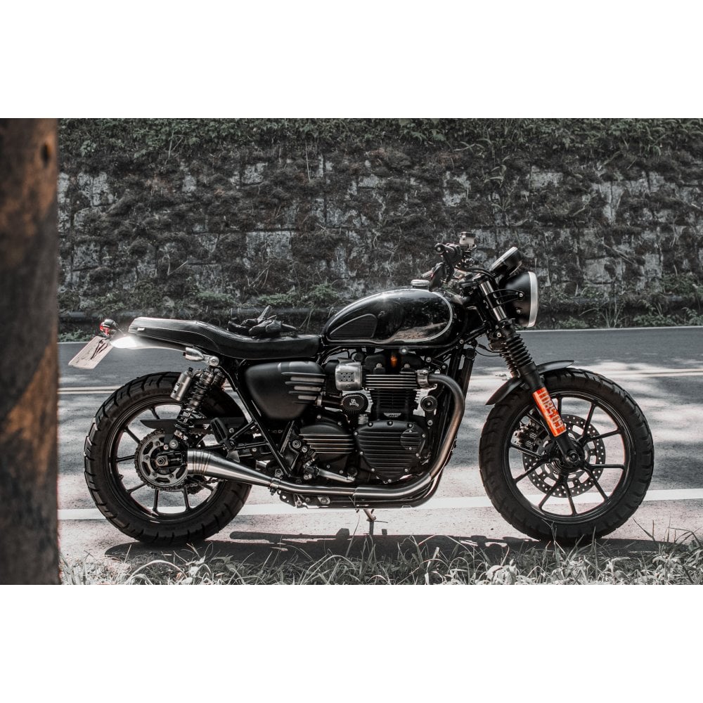 Motone ODIN - Exhaust System - Street Twin / Street Cup - GP Style Race Slip Ons
