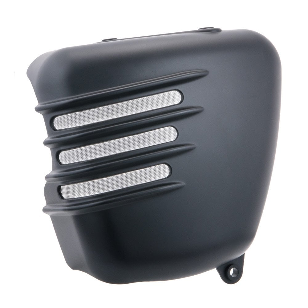 Motone Ribbed Side Cover - Left Side Only - 2006-2016 Triumph Scrambler