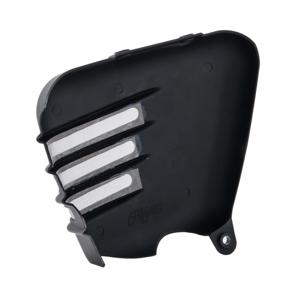 Motone Ribbed Side Cover - Left Side Only - 2006-2016 Triumph Scrambler