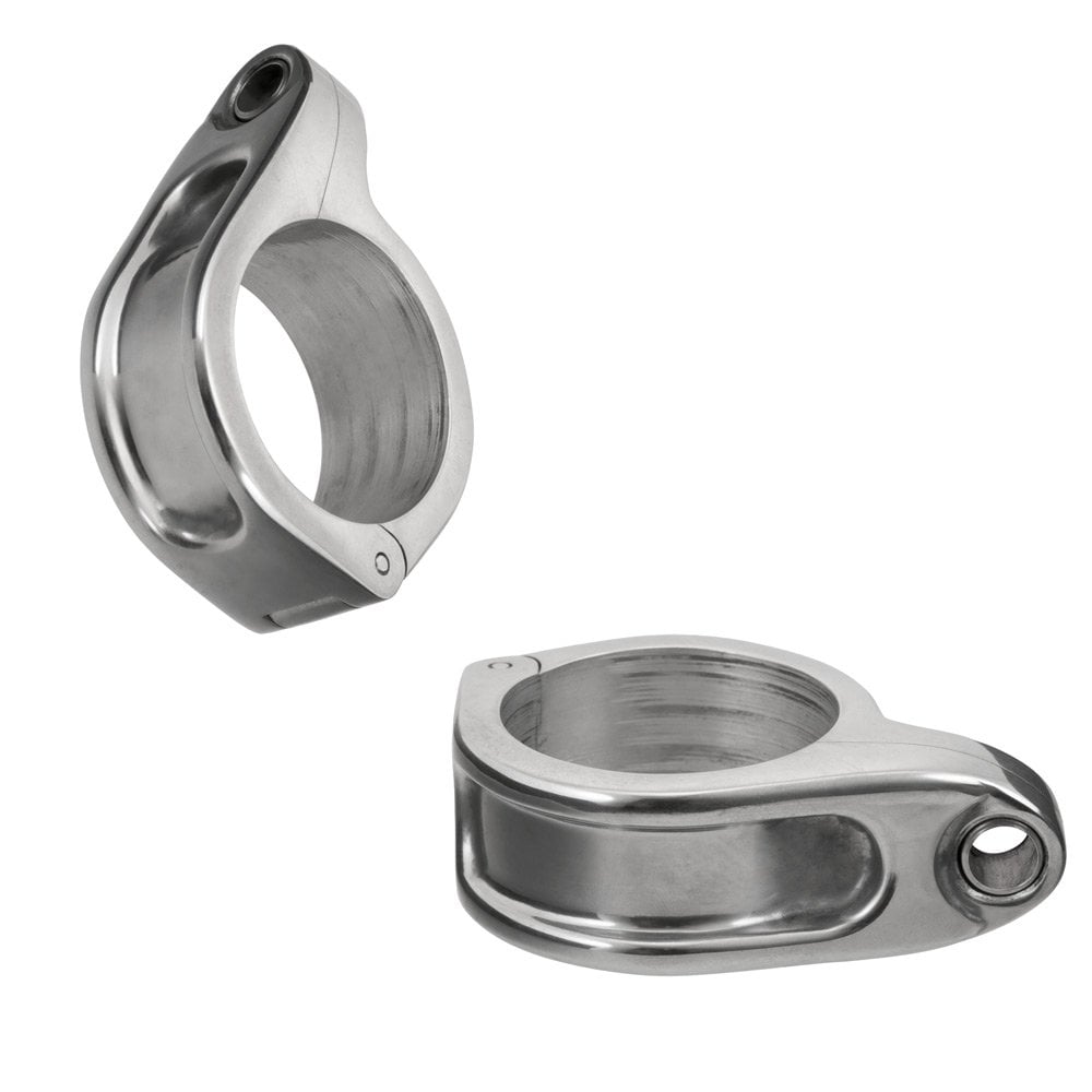 Motone Clampits Universal Turn Signal Mounts - 41MM Forks - Polished