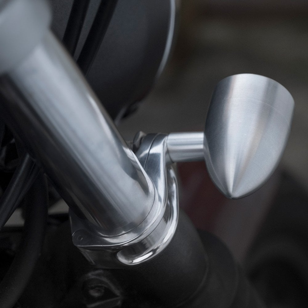 Motone Clampits Universal Turn Signal Mounts - 41MM Forks - Polished