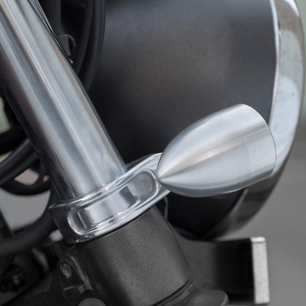 Motone Clampits Universal Turn Signal Mounts - 41MM Forks - Polished