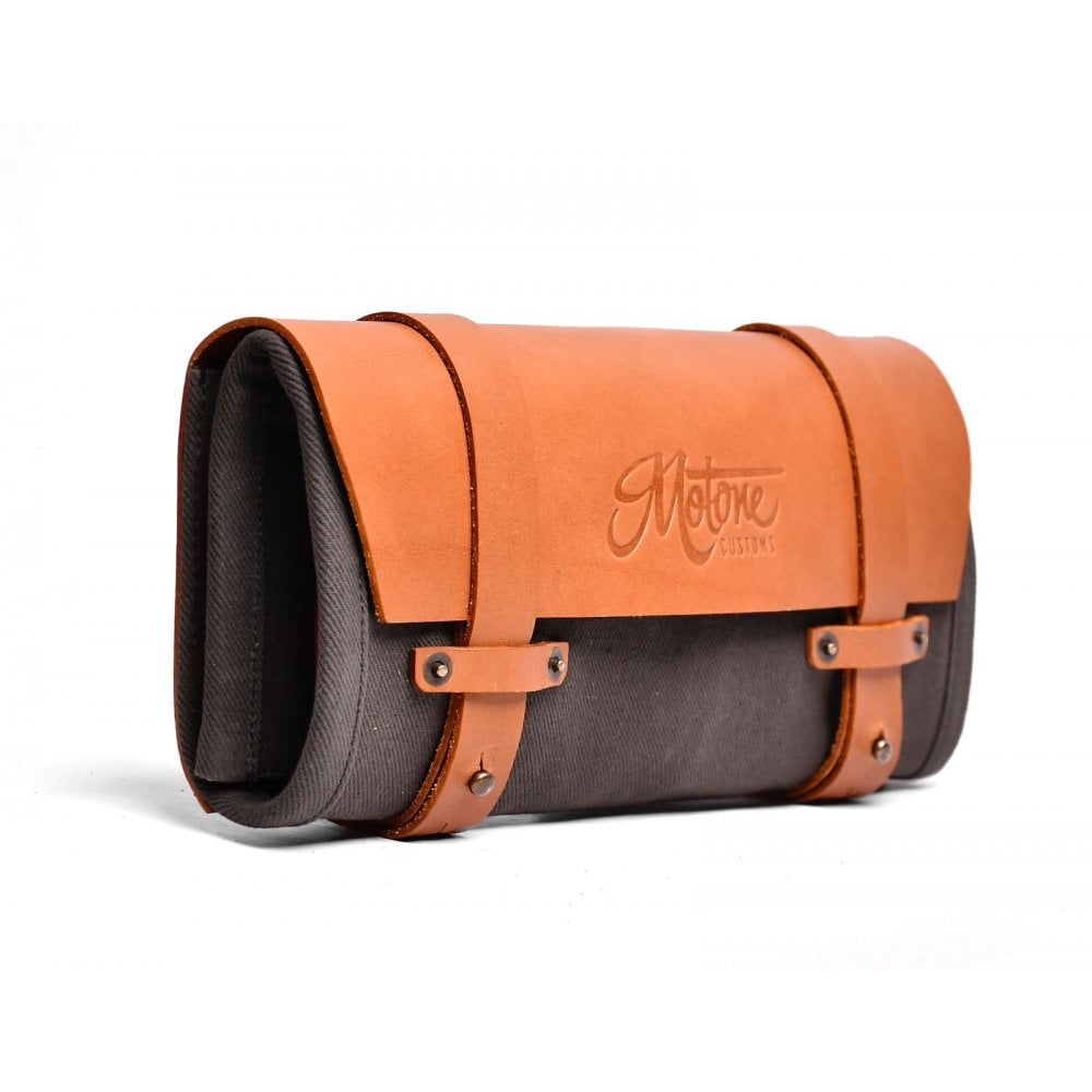 The SCOUT - Leather & Waxed Canvas ToolRoll with Tool Kit