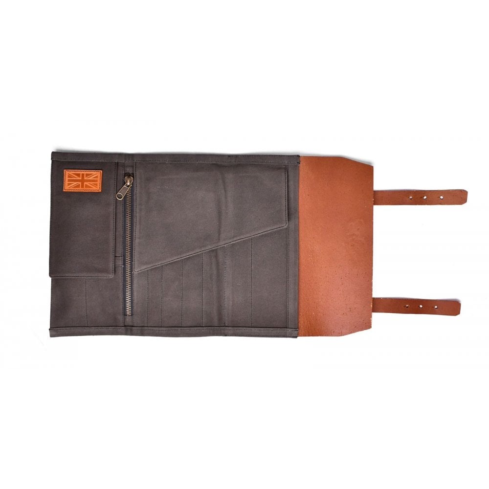 The SCOUT - Leather & Waxed Canvas ToolRoll with Tool Kit