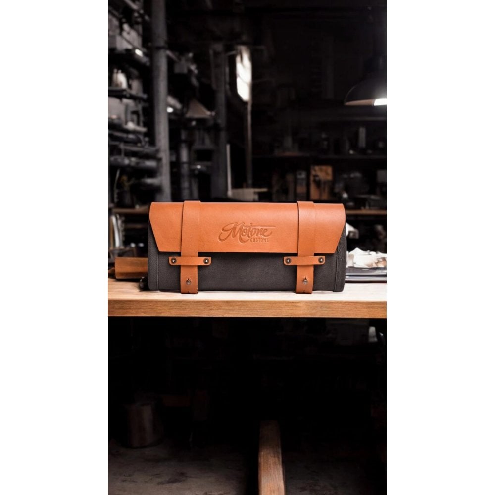 The SCOUT - Leather & Waxed Canvas ToolRoll with Tool Kit