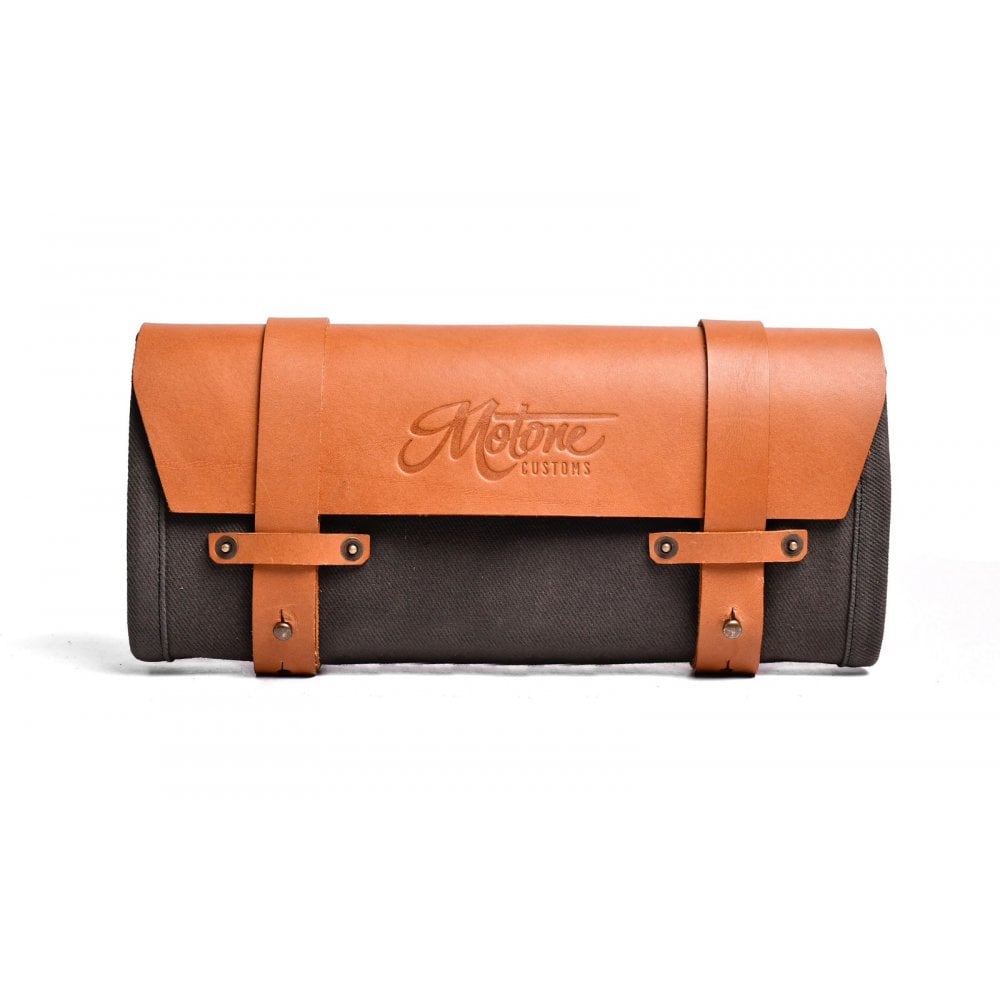 The SCOUT - Leather & Waxed Canvas ToolRoll with Tool Kit