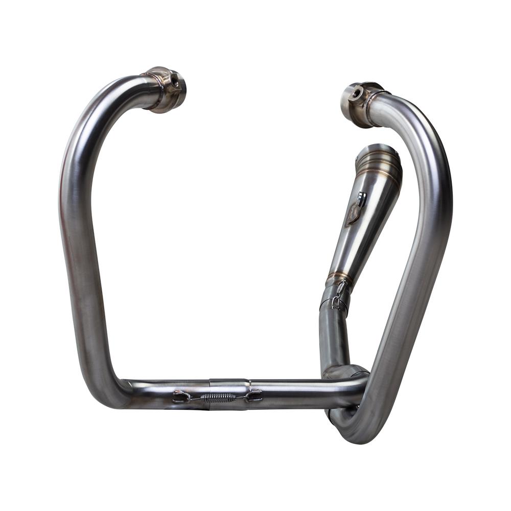 British Customs 2:1 GP Exhaust System - Triumph Thruxton R / 1200 and Speed Twin
