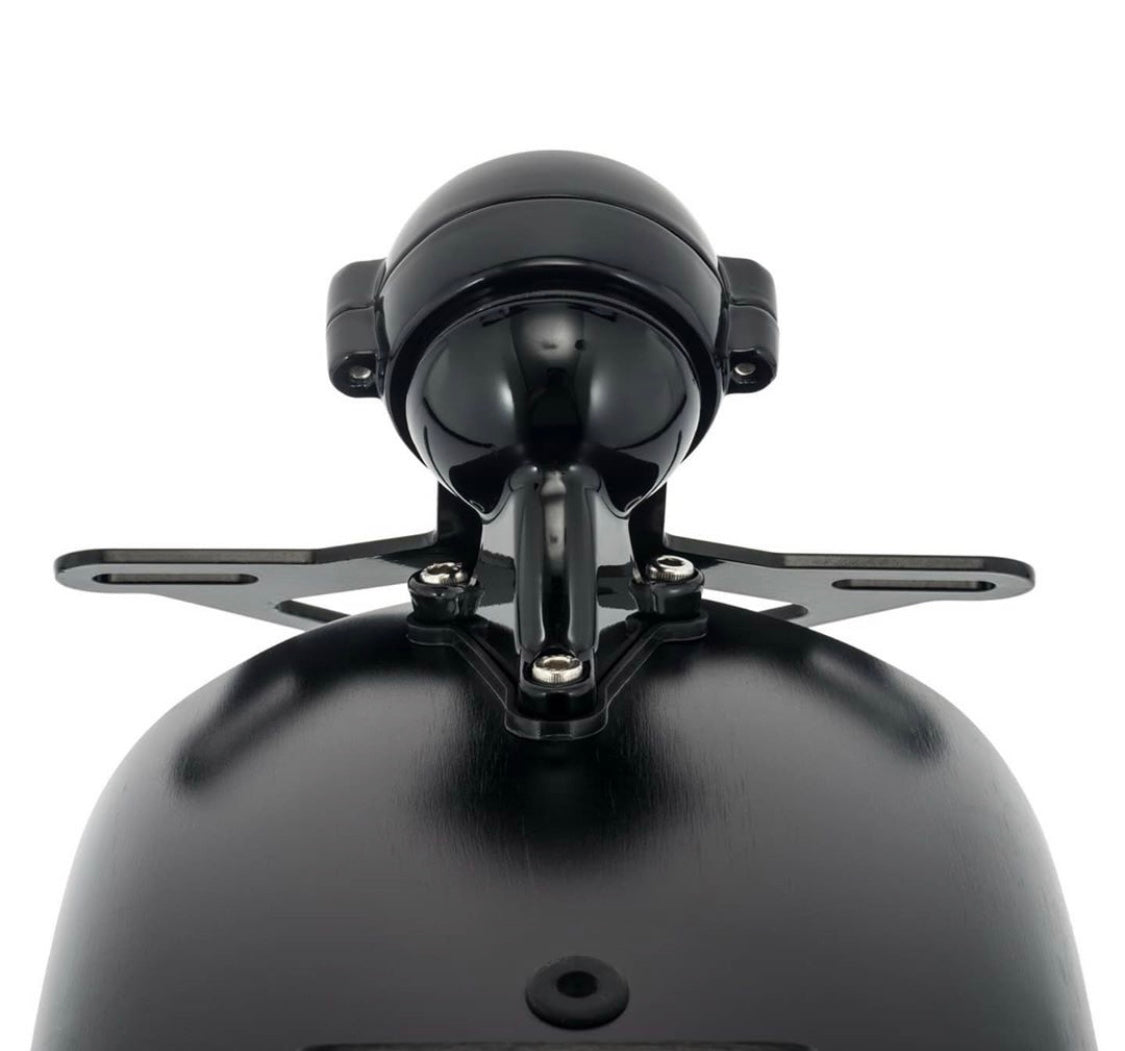 Motone Shorty Rear Fender - Black Anodized - Predrilled - Triumph Street Twin, Street Cup, Street Scrambler, T100, T120
