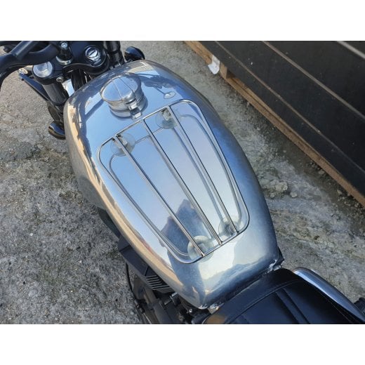Motone Classic Aero Style Tank Rack - Polished