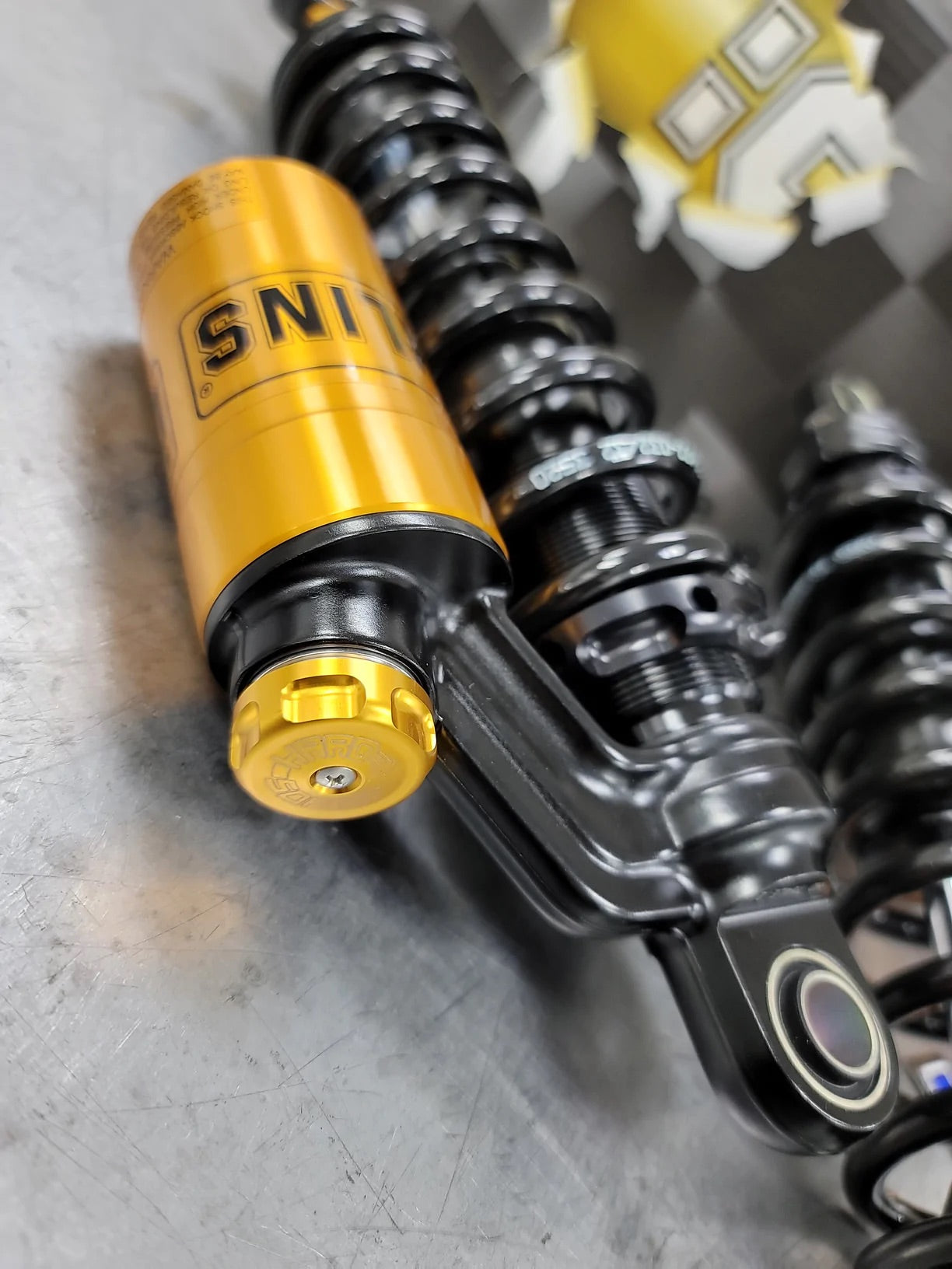 Ohlins Billet Compression Adjusters - Gold