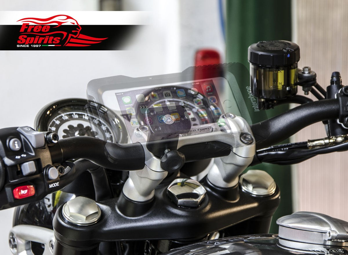 Free Spirits Cell Phone Mount for Triumph Speed Twin
