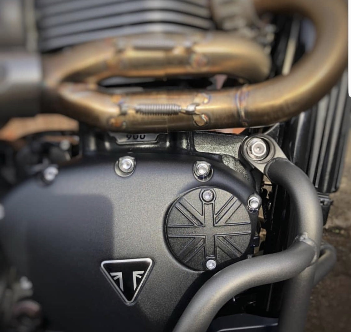 Motone Customs Union Jack ACG Cover - Black