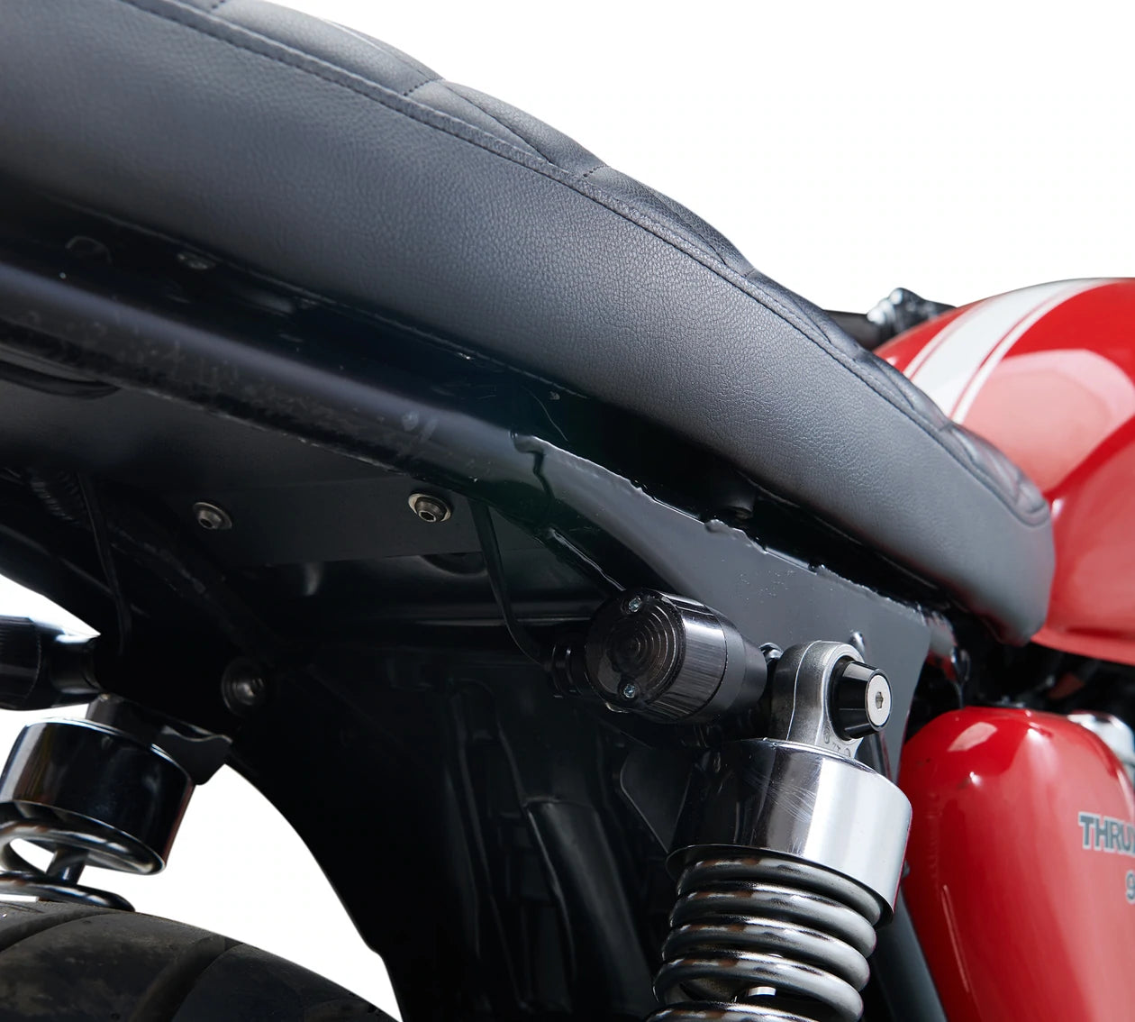 British Customs Diamond Stitch Slammer Seat - 01-15 Bonneville, Thruxton and Scrambler