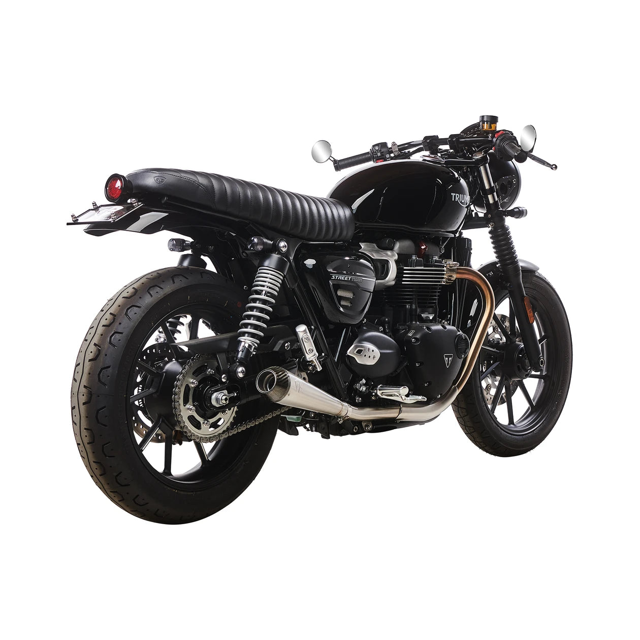 British Customs Predator Pro 3.5” with Carbon End Cap - 2016+ Triumph Bonneville T100 / T120