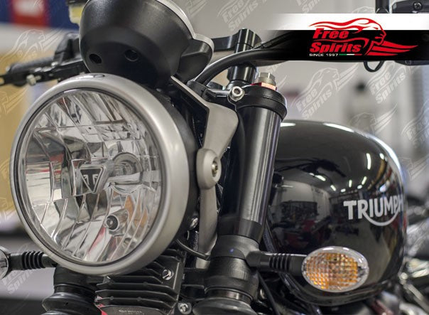 Free Spirits Upper Fork Cover - Street Twin, T100, T120, Street Cup, Street Scrambler