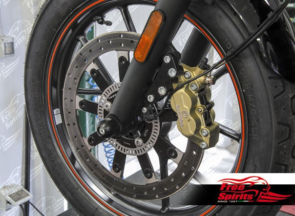 Free Spirits Brembo Front Brake Upgrade with Rotor - Street Twin, Street Cup