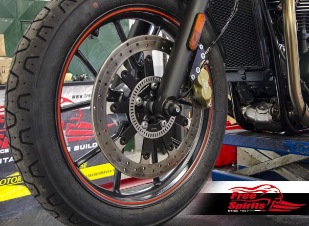 Free Spirits Brembo Front Brake Upgrade with Rotor - Street Twin, Street Cup