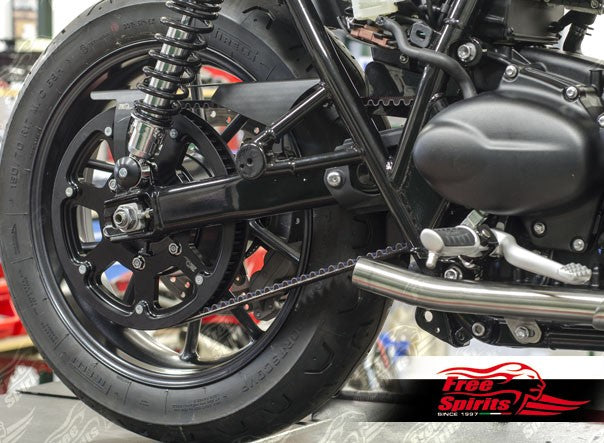 Free Spirits Belt Drive Conversion - Triumph Street Twin, T100, Street Scrambler & Street Cup VIN 857912 and Up