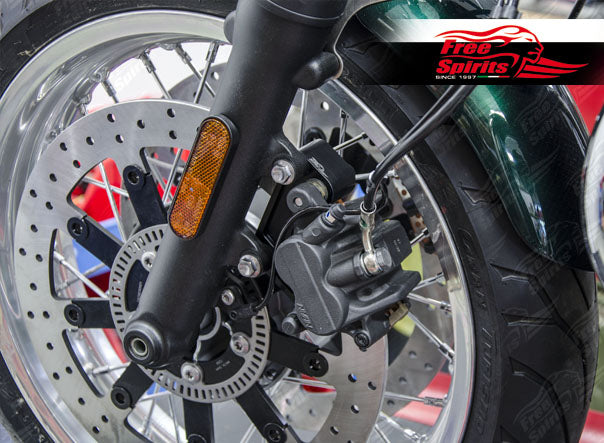 Free Spirits 340MM Floating Rotor Upgrade Kit - 2016-2020 Triumph Bonneville T120 / Thruxton 1200 Standard