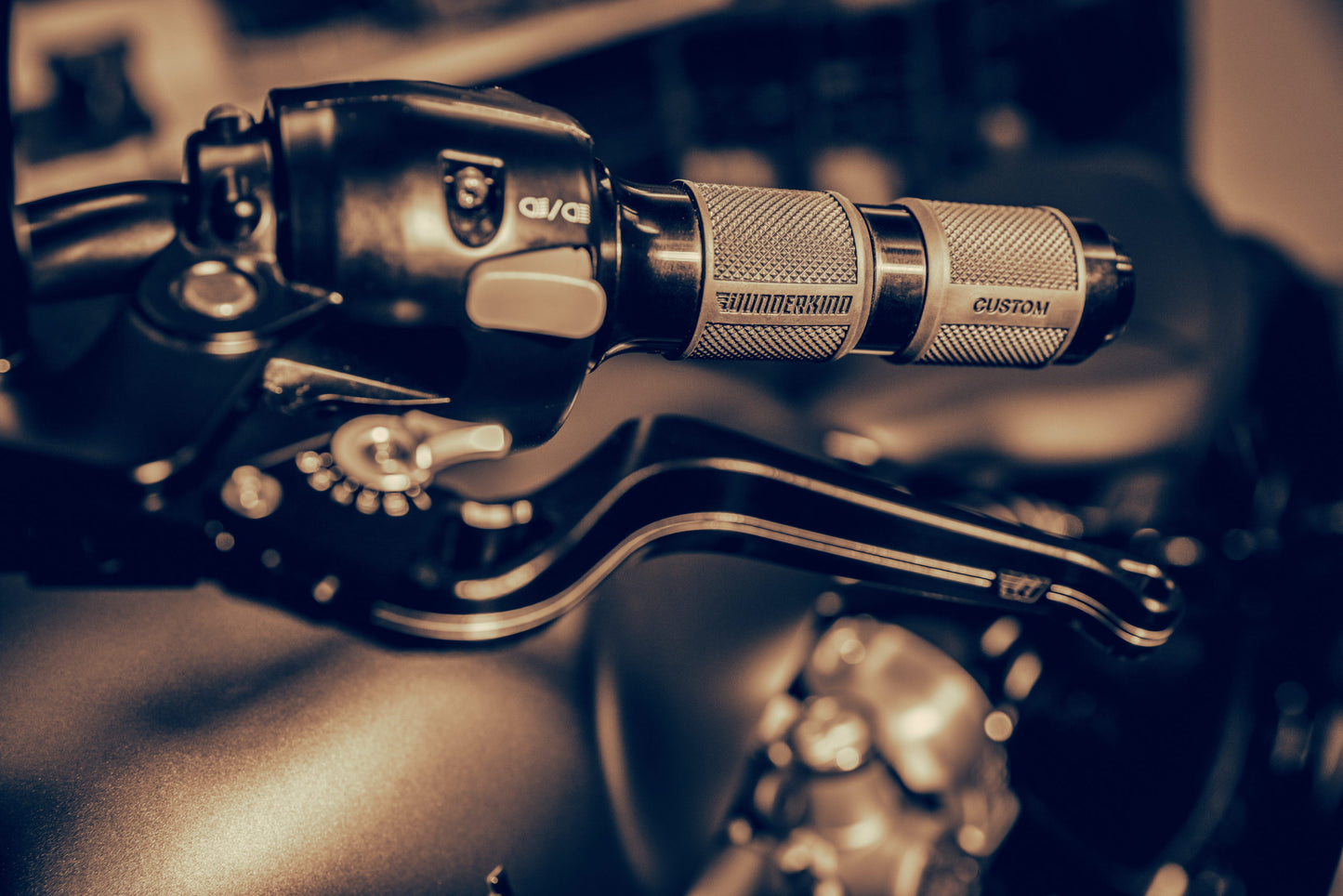 Wunderkind Custom Grips - Open End - Triumph Bobber / Bobber Black / Speedmaster