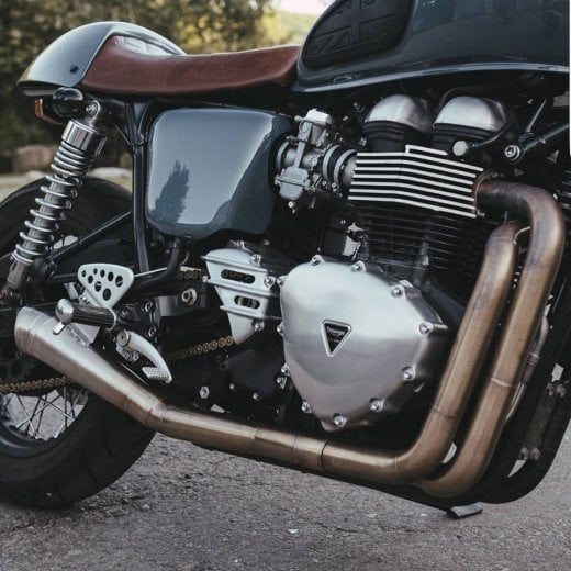 Motone Ribbed Sprocket Cover - Brushed