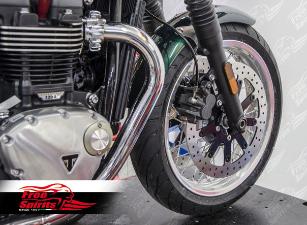 Free Spirits 340MM Floating Rotor Upgrade Kit - 2016-2020 Triumph Bonneville T120 / Thruxton 1200 Standard