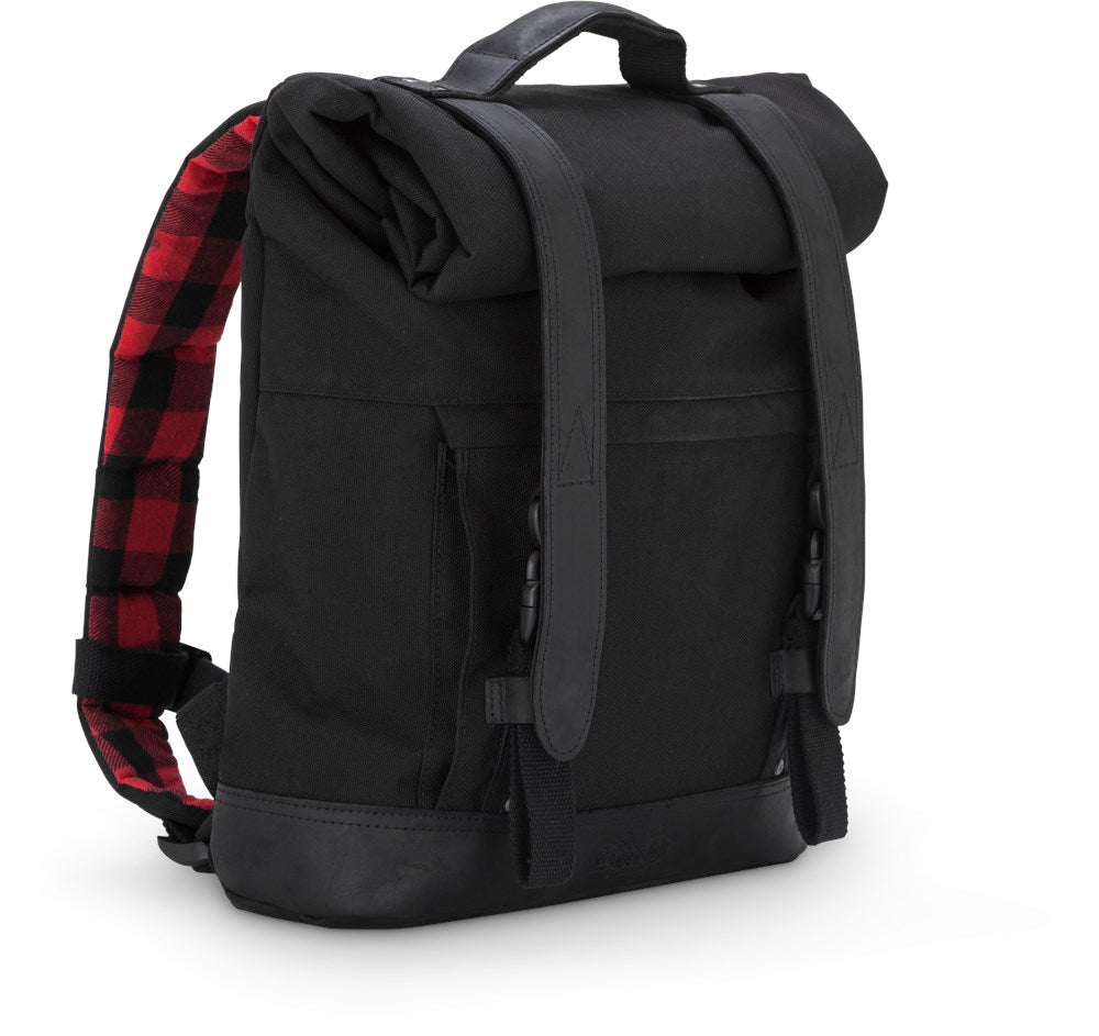 Burly Brand Voyager Backpack - Black or Dark Oak Brown