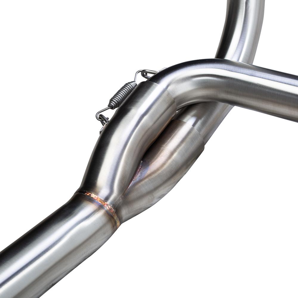 British Customs 2:1 GP Exhaust System - Triumph Thruxton R / 1200 and Speed Twin