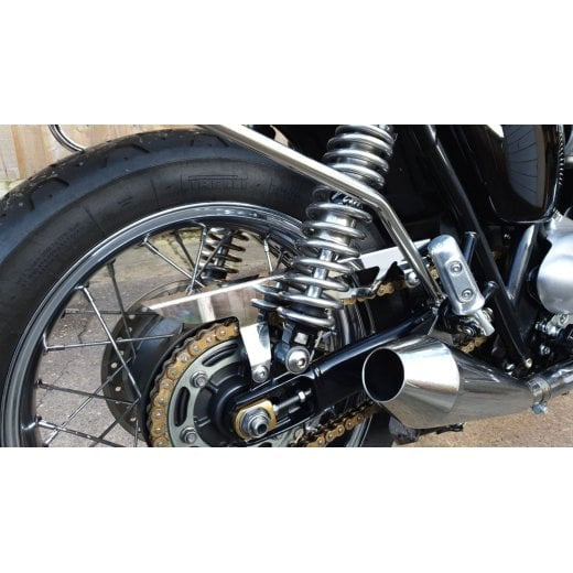 Motone Tanto Chain Guard - Polished - 2016+ Triumph Classics