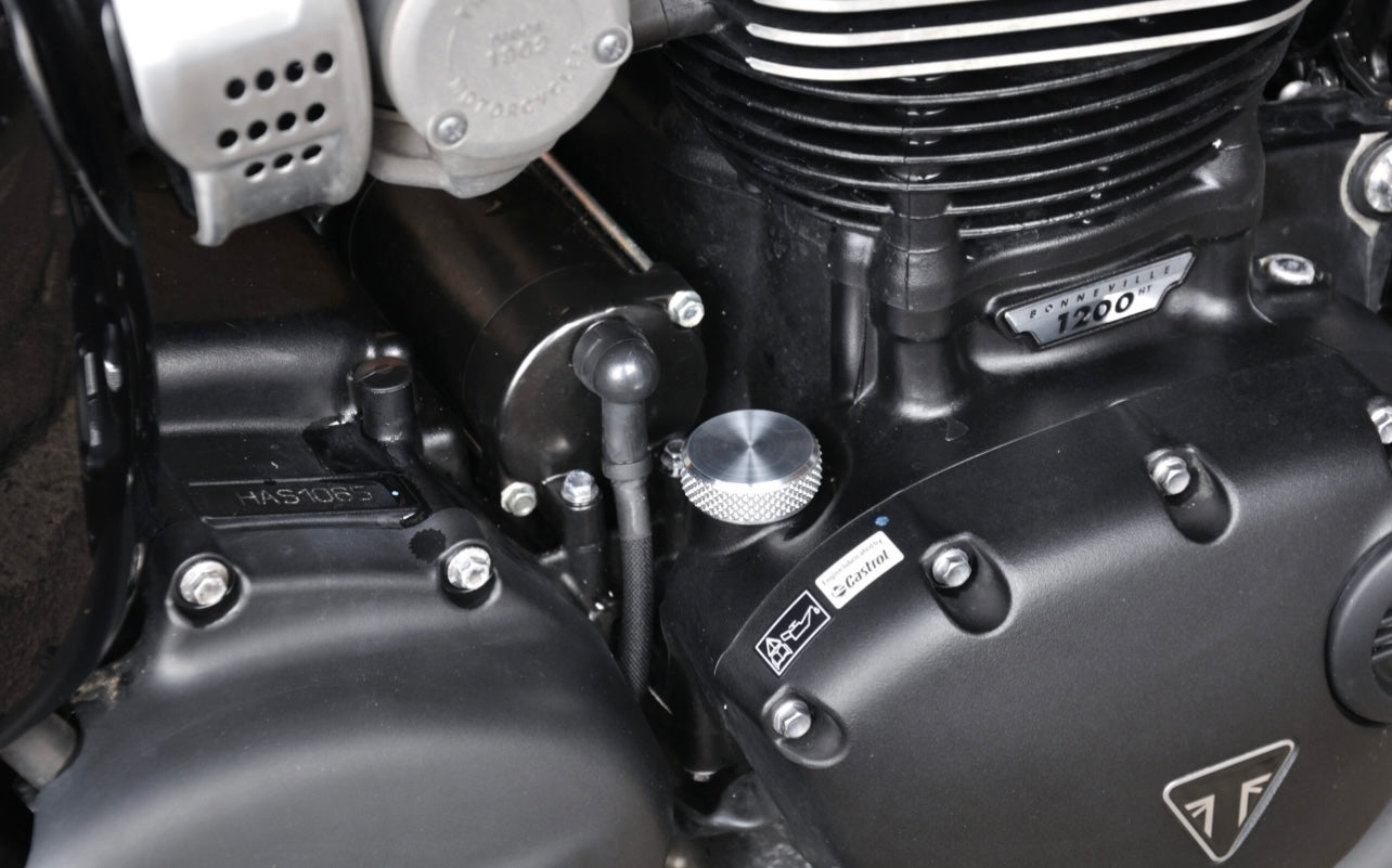 Vice Motorcycles Oil Fill Cap - Silver