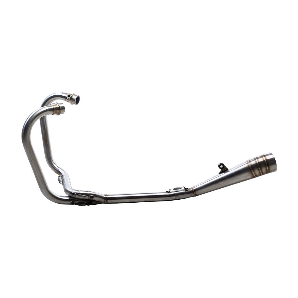 British Customs 2:1 GP Exhaust System - Triumph Thruxton R / 1200 and Speed Twin
