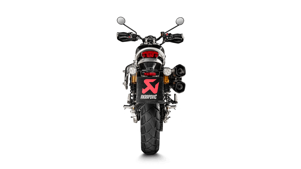 Akrapovic Titanium Slip Ons - Triumph Scrambler 1200 XE / XC