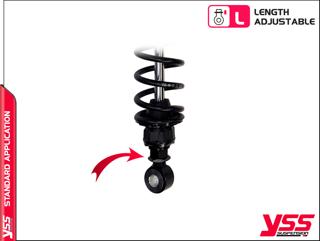 YSS RZ362-TRL Twin Shocks - BLACKLINE - Triumph Modern Classics
